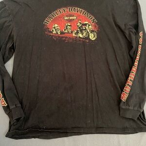 Harley-Davidson Black Long Sleeve Shirt